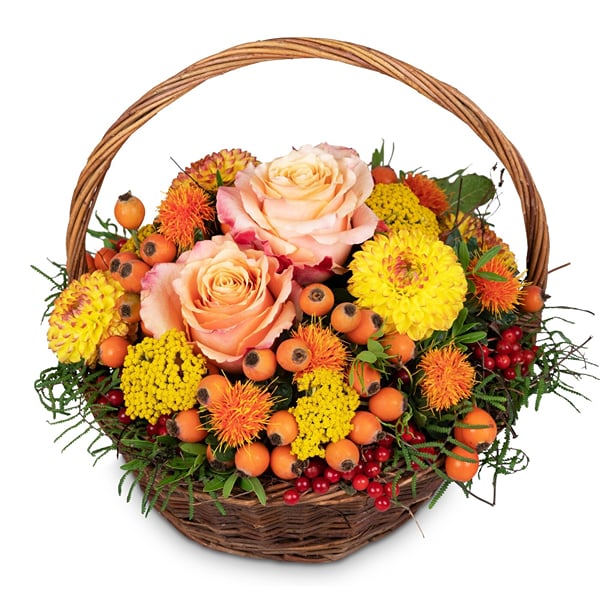 Fleurop Flower arrangement 'The Indian Summer sends its rega