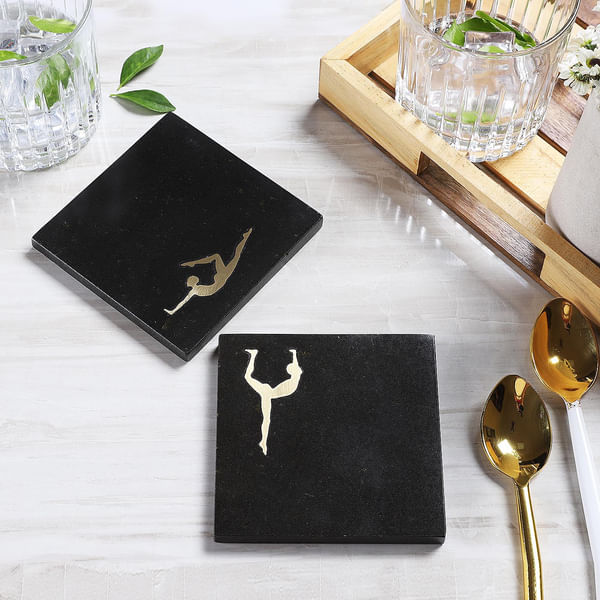 Flex N Fit Marble Coasters (Set of 2)