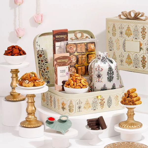 Floral Charm Bhai Dooj Gift Hamper