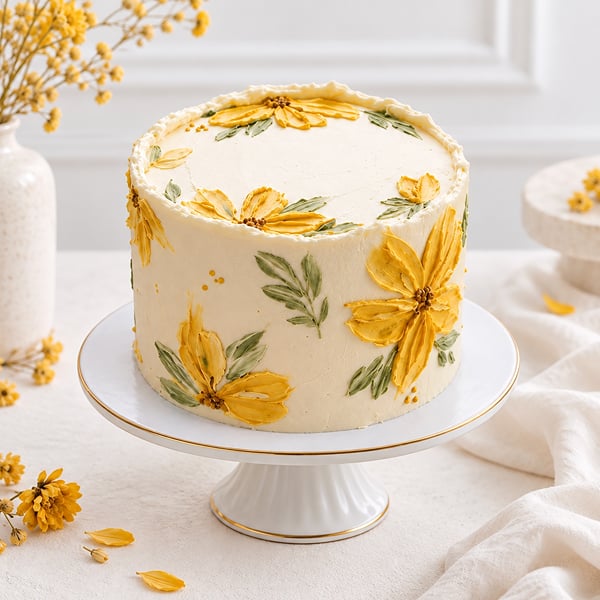 Floral Designer Cake