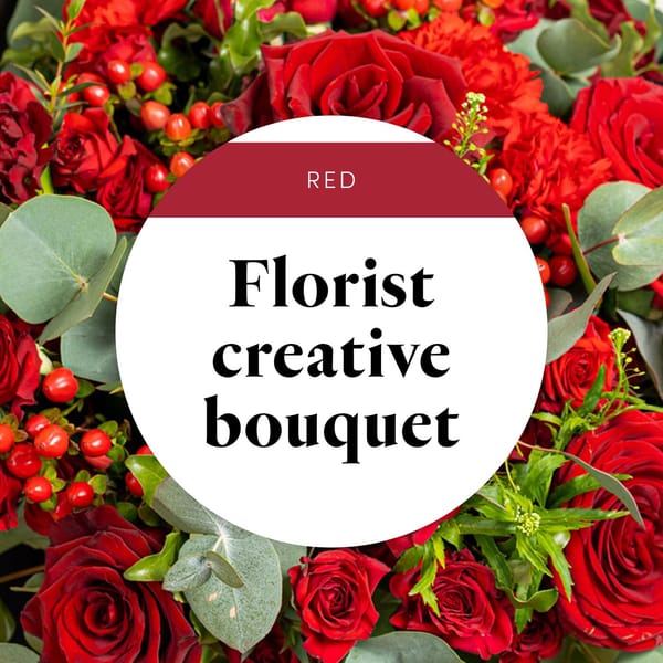 Florist creative bouquet - red