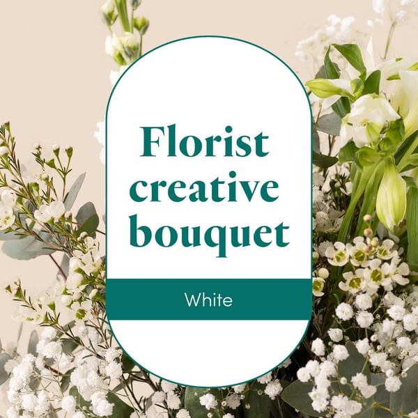 Florist creative bouquet - White