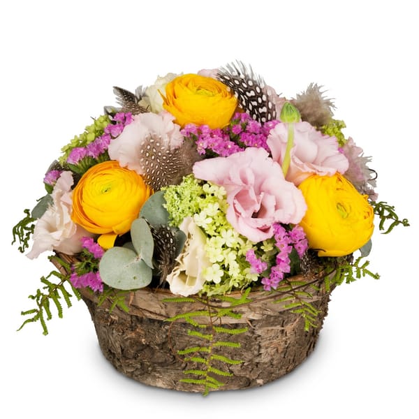 Flower arrangement Delicate Easter Greeting