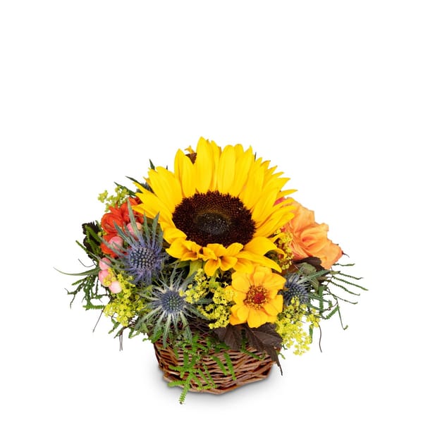 Flower arrangement 'Sunny Kiss'