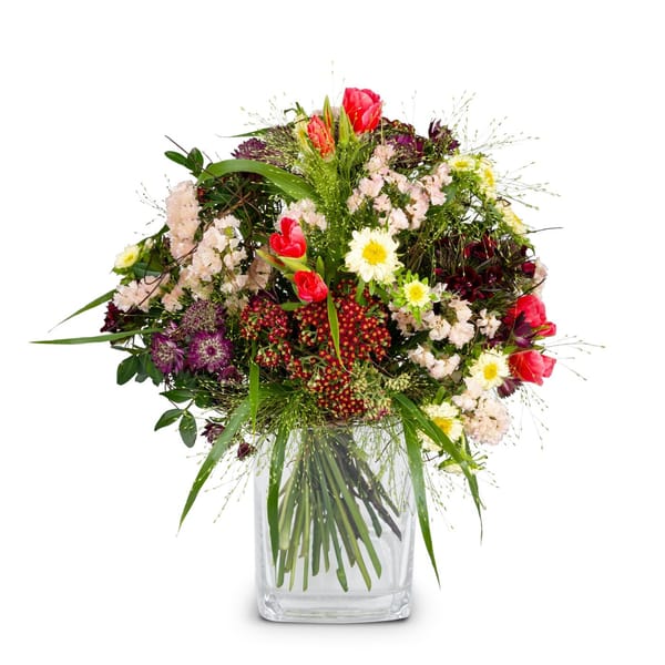 Flower bouquet Playful Summer Greeting