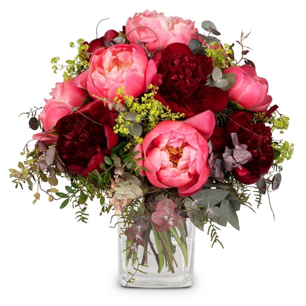Flower bouquet Romantic Peonies
