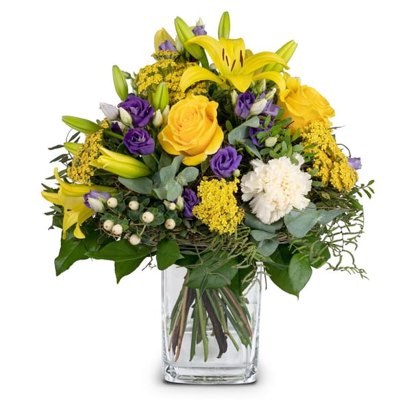 Flower bouquet 'Summer Sunshine with Lilies'