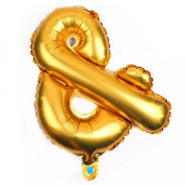 Foil Balloon - And Sign