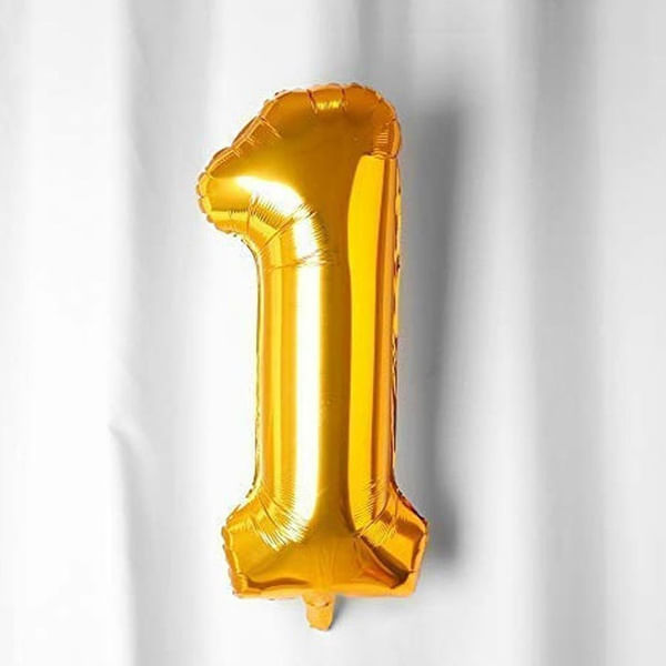 Foil Balloon - Number - Gold