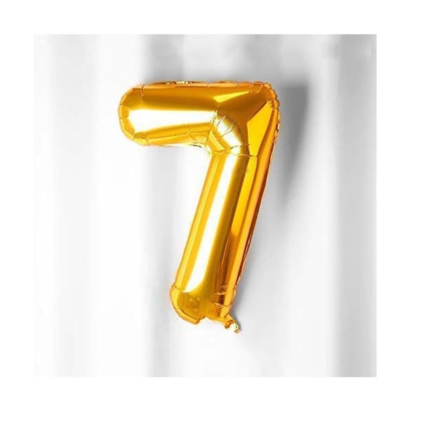 Foil Balloon - Number - Gold