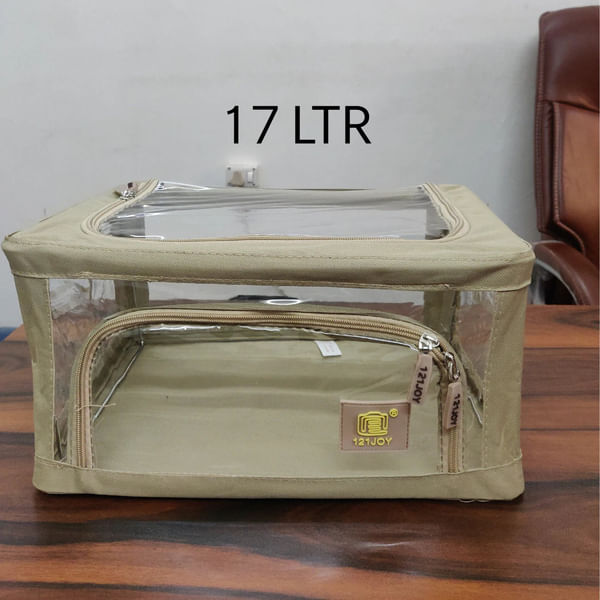 Foldable Storage Box - Transparent - Single Piece