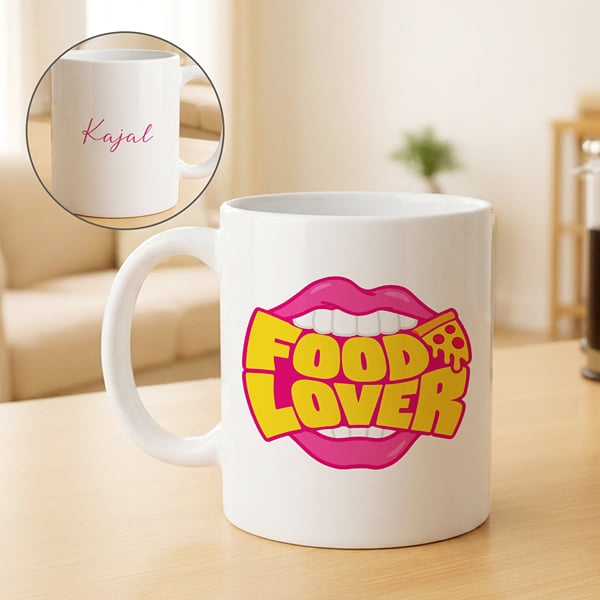 Food Lover Personalized Coffee Mug