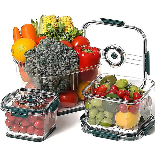 Food Storage Box - Freshness Timer - 1400 ml - Single Piece