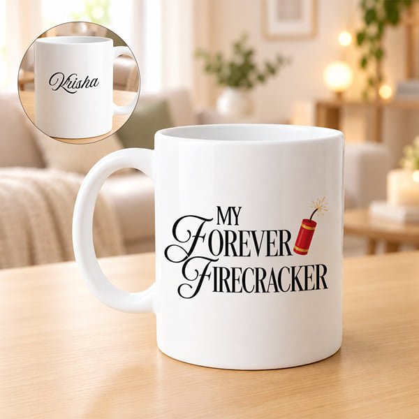 Forever Firecracker Personalized Coffee Mug