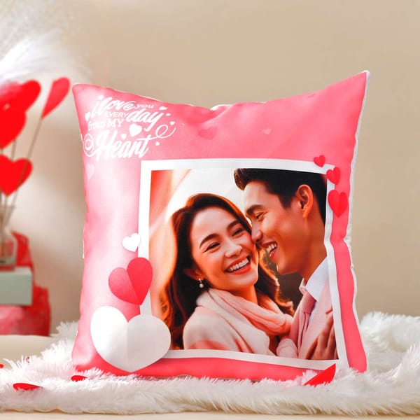 Forever Love Personalized Cushion For Valentine's Day