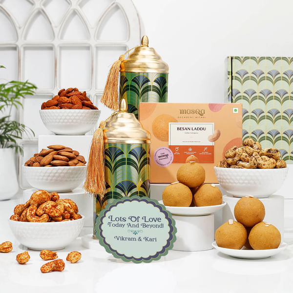 Forever Love Personalized Wedding Gift Hamper