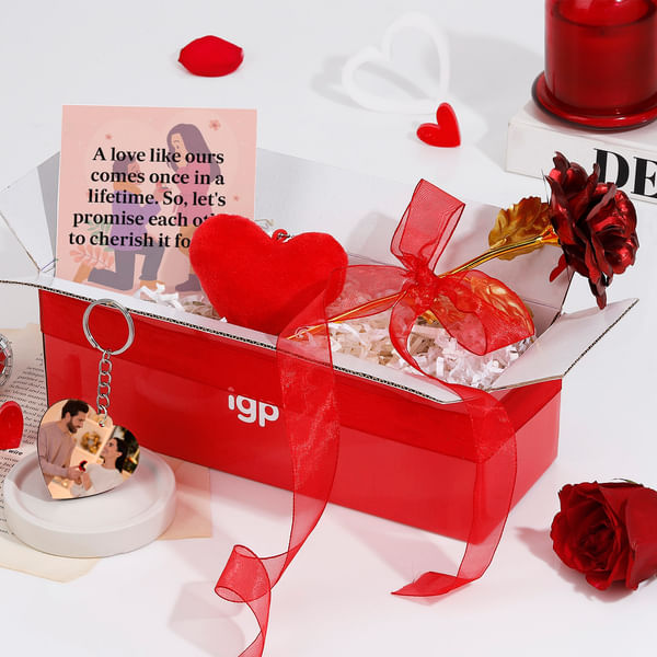 Forever Yours Personalized Propose Day Gift Hamper