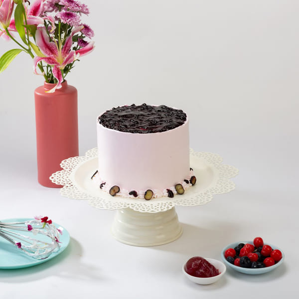 Fresh Blueberry Compote Cake (2 Kg)