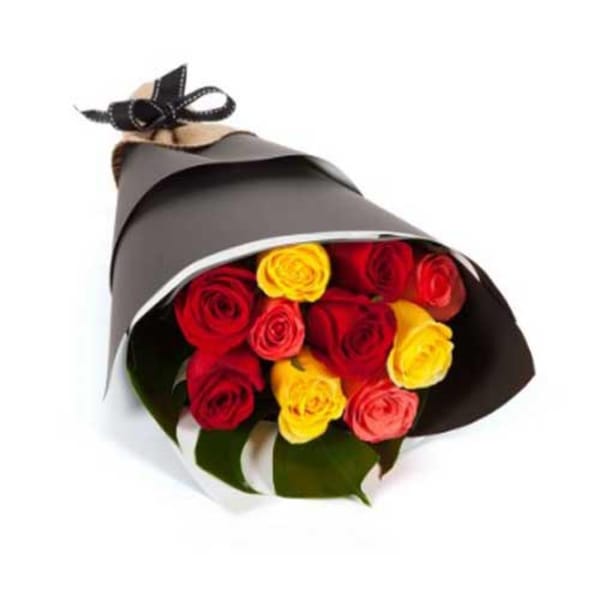 Fresh Mixed Roses Bouquet