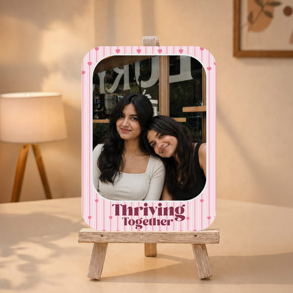 Friends Thriving Together Personalized Photo Frame