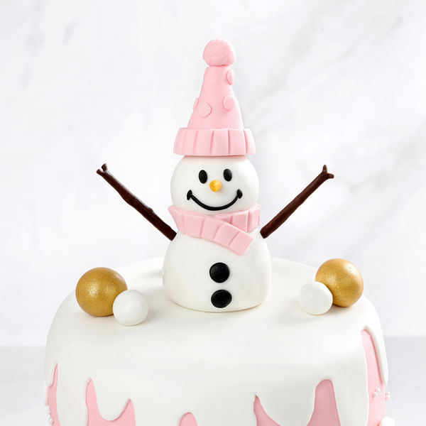 Frosty Bliss Fondant Cake (1Kg)