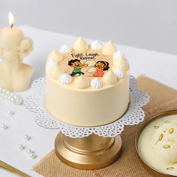 Fun Rakhi Rasmalai Bento Cake (300gm)