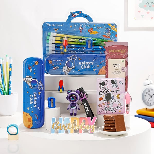 Galaxy Club Chocolate & Stationery Set
