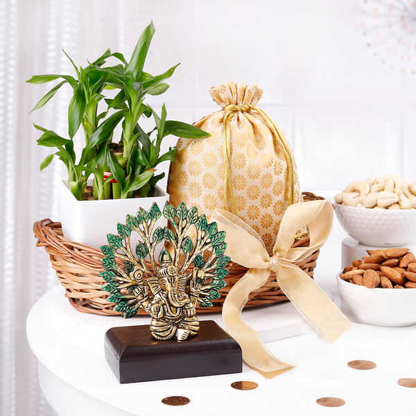 Ganesha Blessings Gourmet Basket