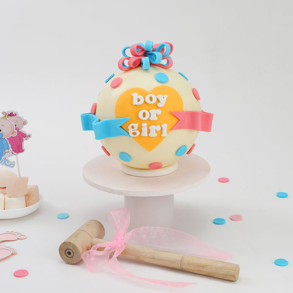 Gender Reveal Pinata Cake (1 Kg)