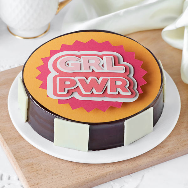 Girl Power Photo Cake (1 Kg)
