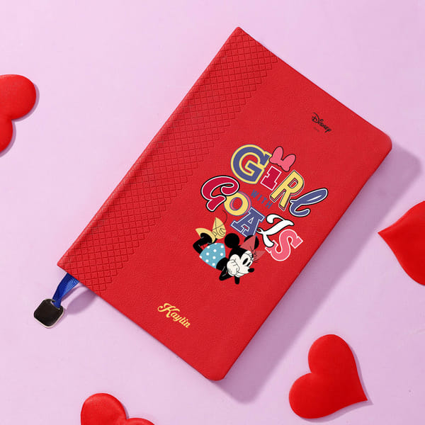 Girl With Goals Disney Personalized Diary
