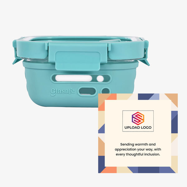 Glasafe EcoGuard Glass Lunchbox With Silicone Sleeve