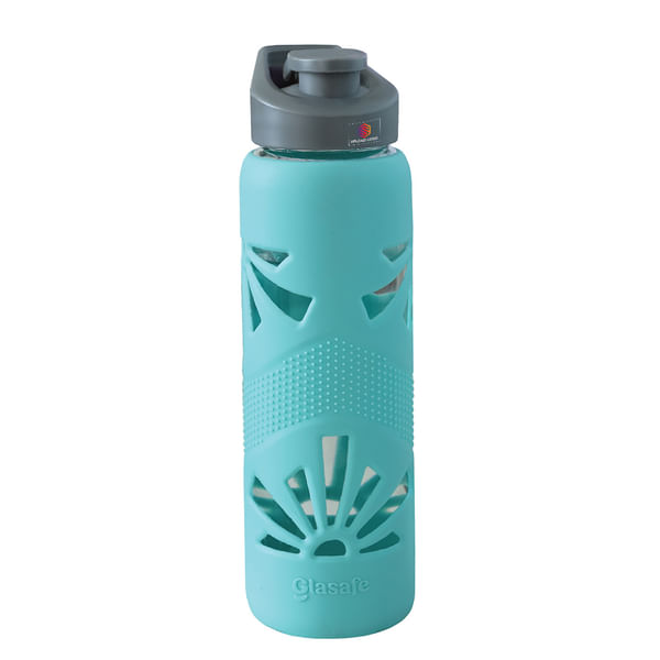Glasafe EleganceEco Glass Hydration Bottle With Silicone Sleeve