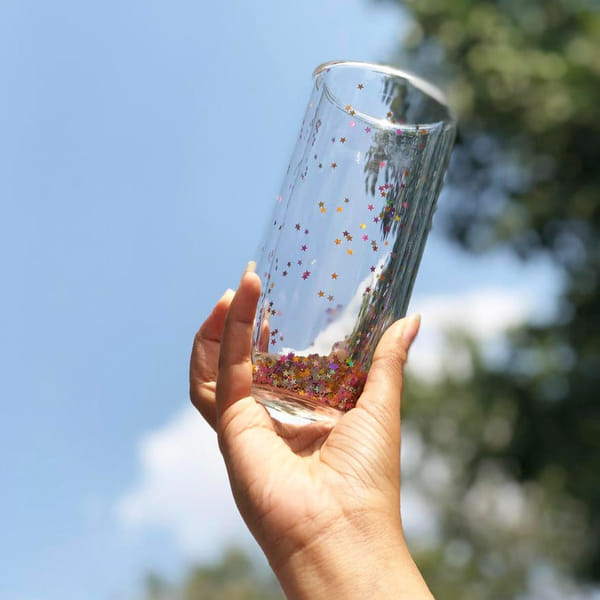 Glitter Glass - 275ml - Single Piece