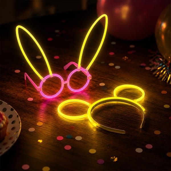 Glow in the Dark Party Head Band & Goggle Combo