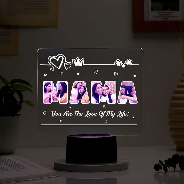 Glowing Love Personalized LED Lamp For Mom