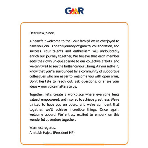 GMR Welcome Kits