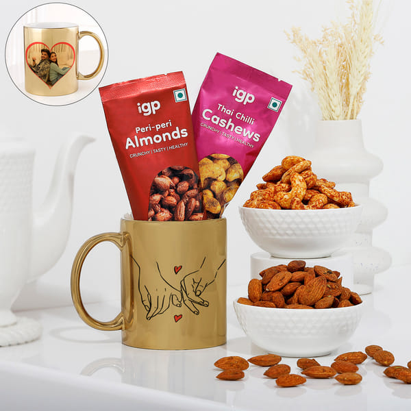 Golden Moments Personalized Anniversary Combo