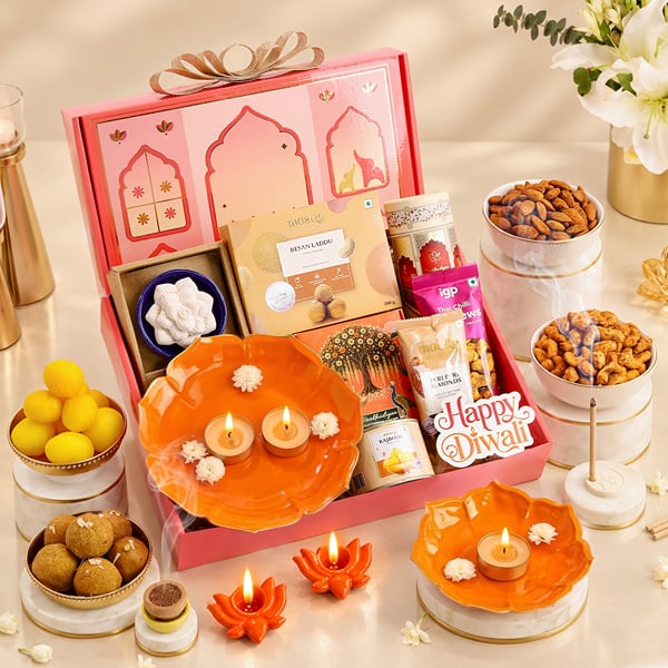 Golden Petals Diwali Hamper