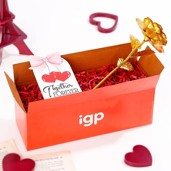 Golden Promise Rose Day Keepsake