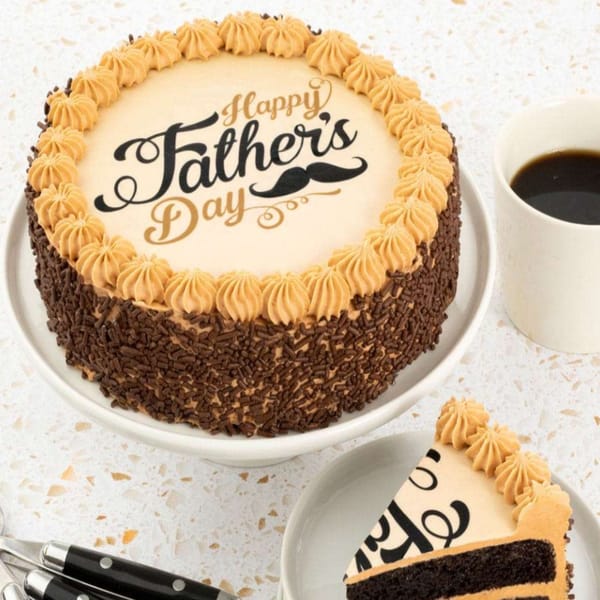 Golden Swirl Cakefor Father's Day