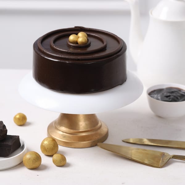 Golden Truffle Indulgence Cake