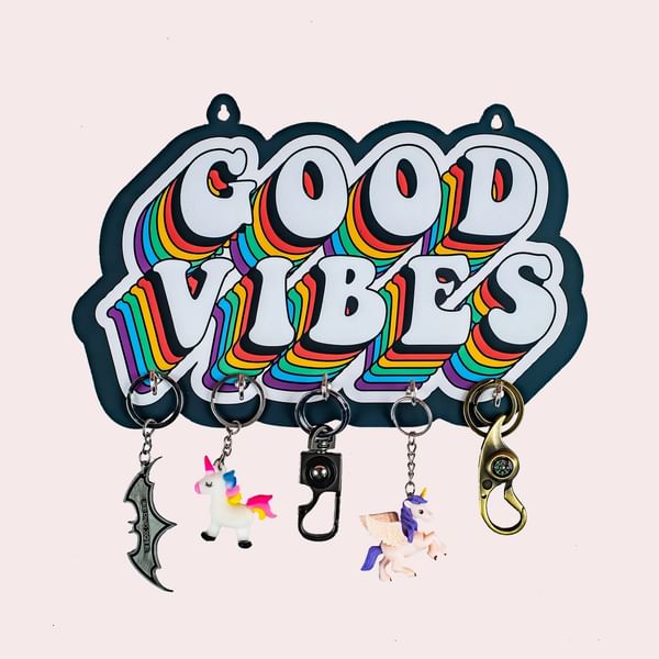 Good Vibes Key Holder
