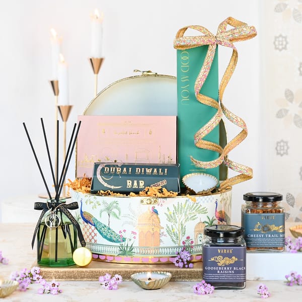 Gourmet Treats And Diya Diwali Gift
