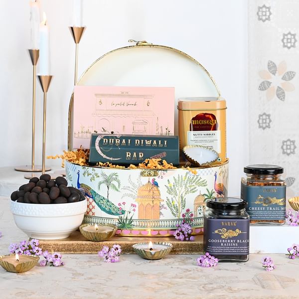 Gourmet Treats And Diya Diwali Gift