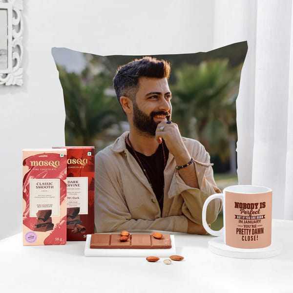 Graceful Wishes Personalized Birthday Hamper For Him