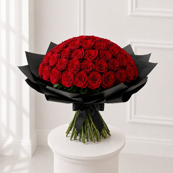 Grand 50 Red Roses Bouquet