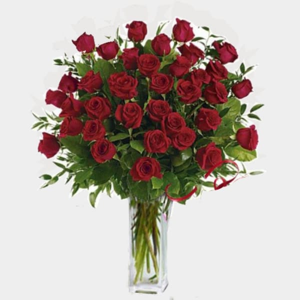 Grand Red Roses Arrangement