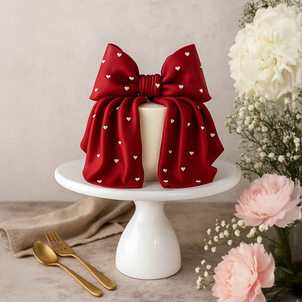 Grand Ribbon Charm Cake (1 Kg)