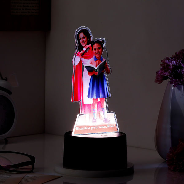 Great Team Personalized Mother's Day LED Lamp